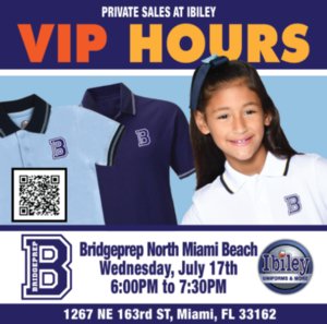  SAVE THE DATE PRIVATE UNIFORM SALE 